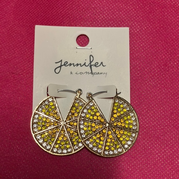 Jewelry - $10 SALE Lemon Earrings